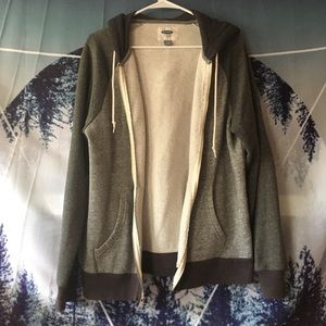 Old Navy Simple Grey Zip Up